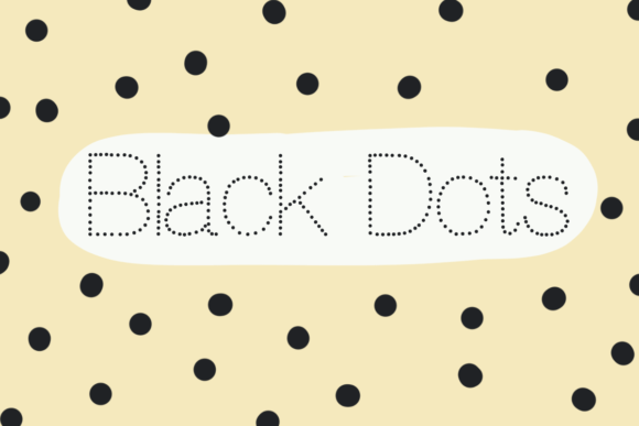Black Dots Font Review