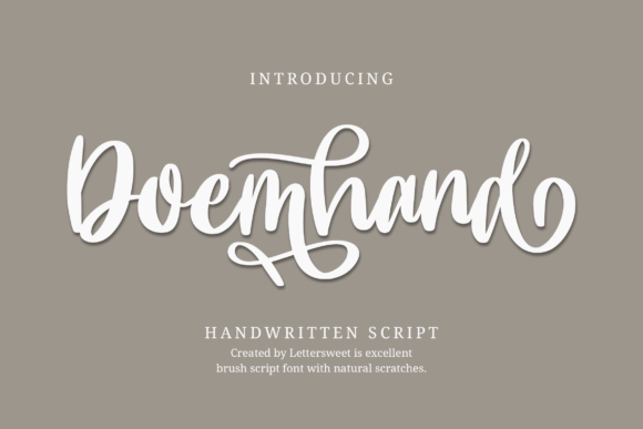 Doemhand: A Script Font for Real Design Work
