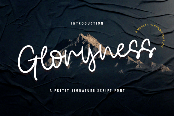 Gloryness: A Font That Speaks Volumes