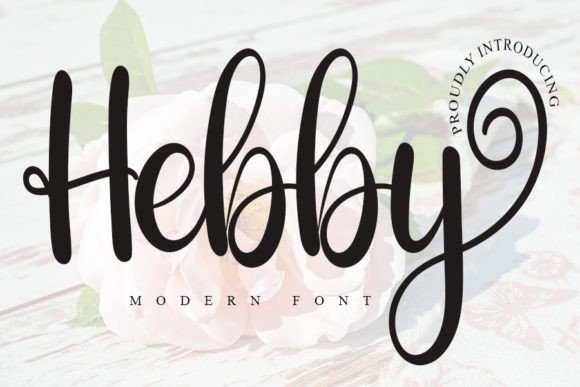 Hebby: A Flowing Handwritten Font