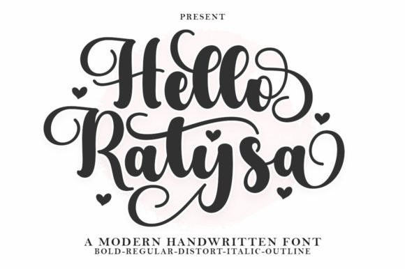 Hello Ratysa: A Refined Script for Web Design