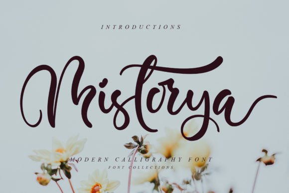 Mistorya: The Script Font That Elevates Your Brand