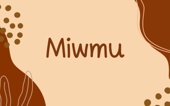 Miwmu: A Handwritten Font for Creative Projects