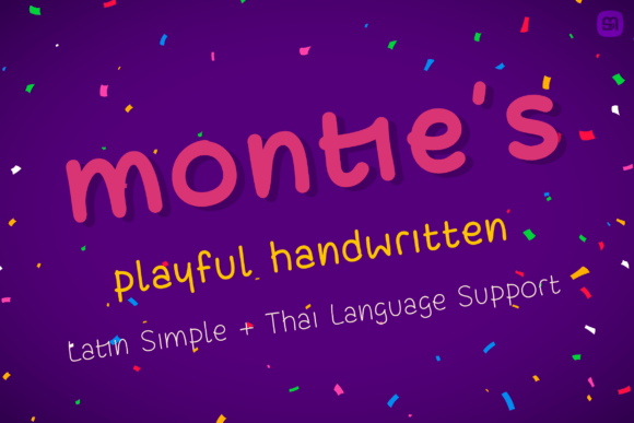 Montie s: A Playful Font for Creative Campaigns
