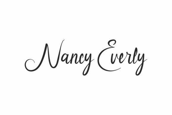 Nancy Everly: A Font for Elegant Branding