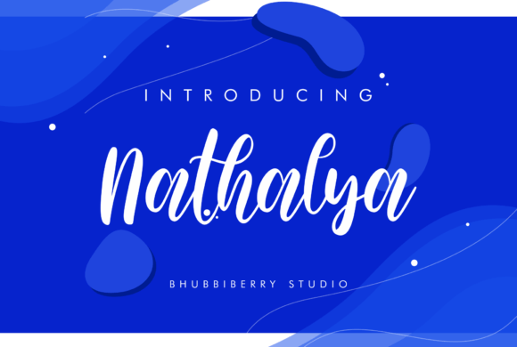 Nathalya: A Romantic Handwritten Font for Editorial Design