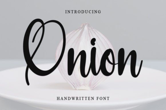 Onion: A Handwritten Typeface for Elegant Editorial Design