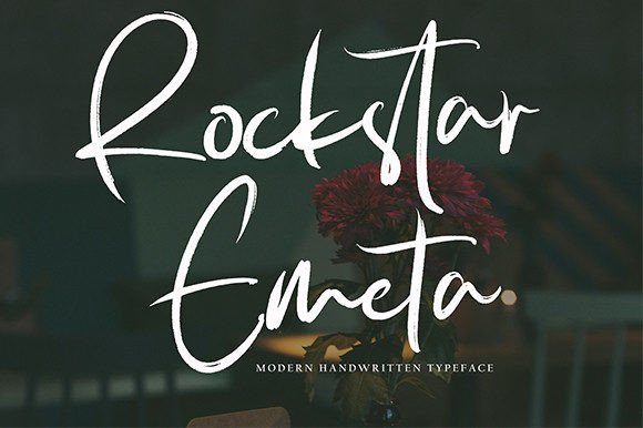 Rockstar Emeta: A Stylish Script Typeface