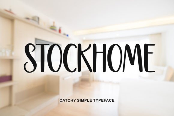 Stockhome: A Handwritten Font for Web Design