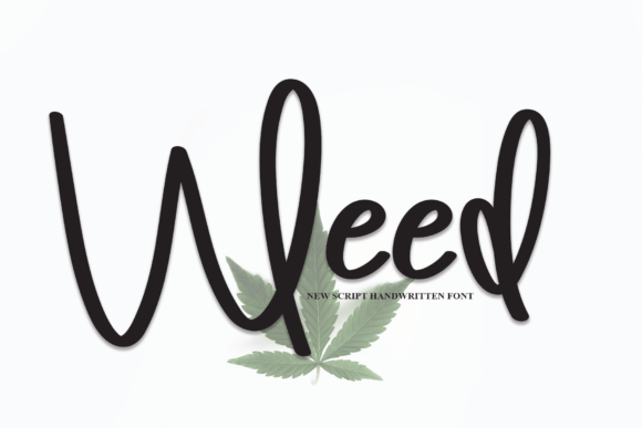 Upgrade Your Brand with the Weed Handwritten Font