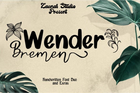 Wender Bremen Duo: Elegant Handwritten Font